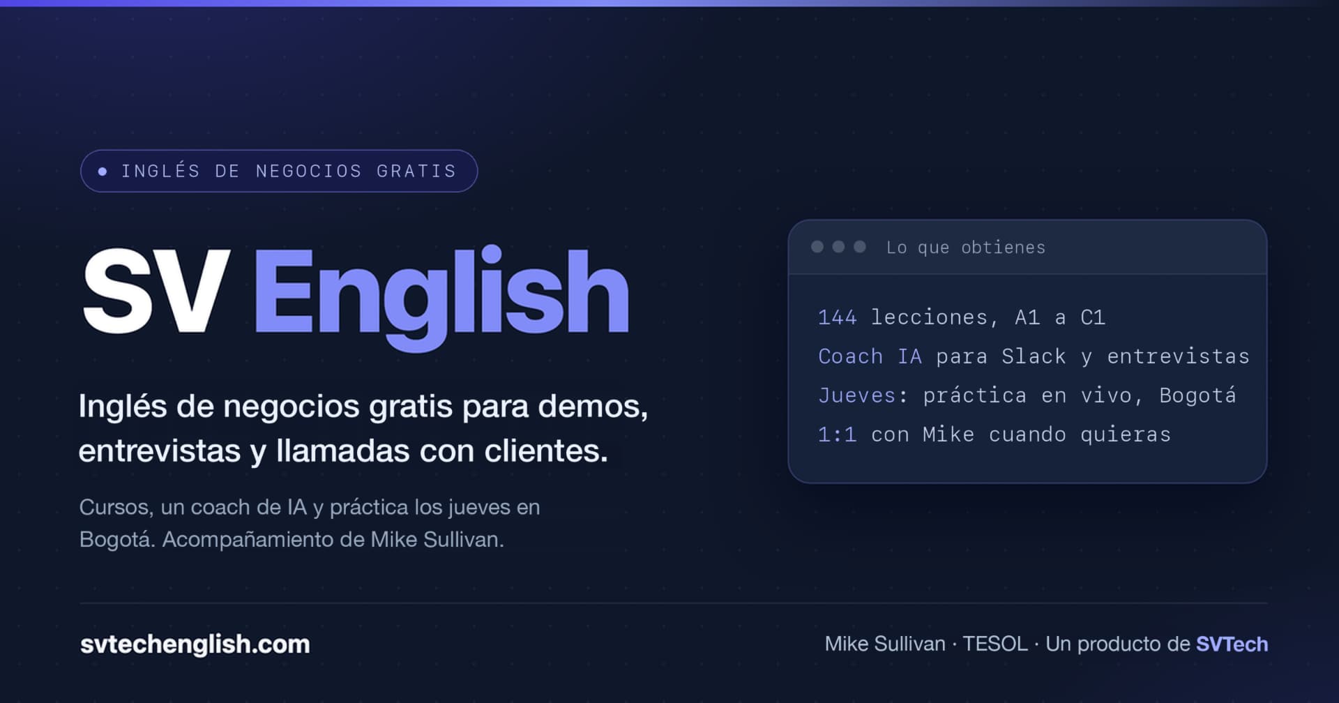 SV English - Silicon Valley English en Bogotá