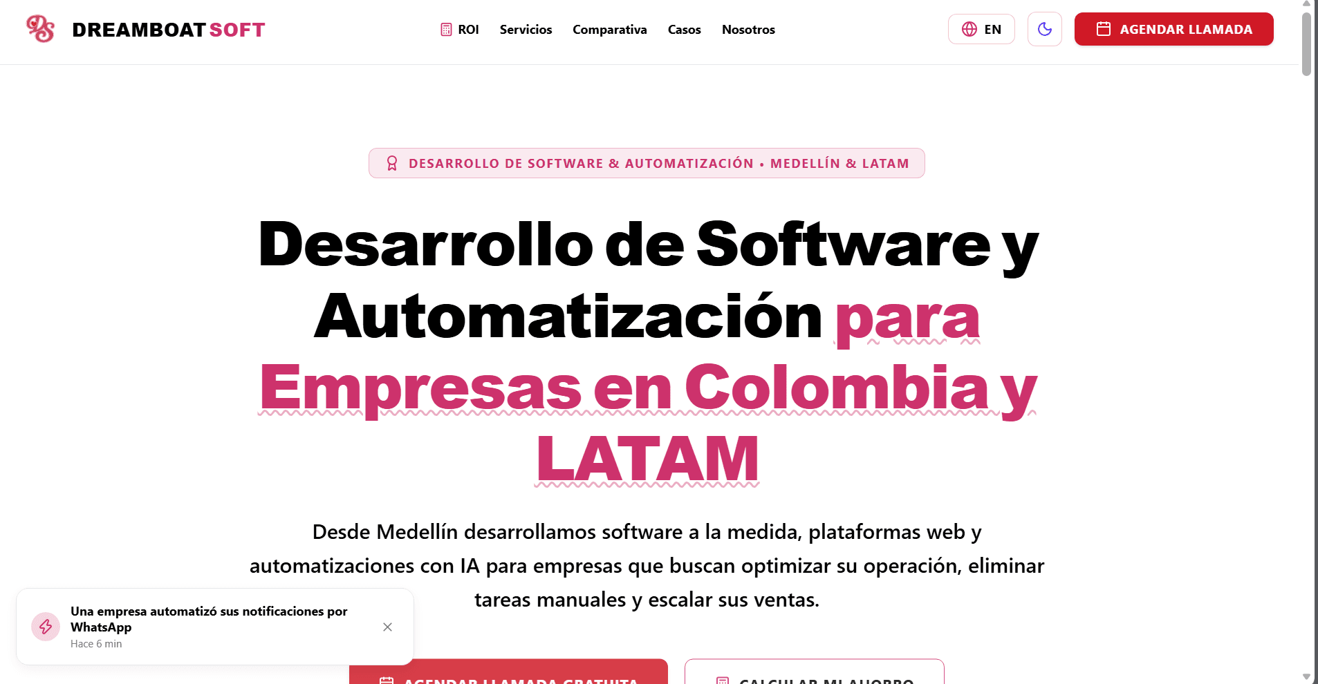 Dreamboat Soft | Automatizaciones para empresas en Medellín